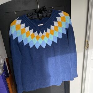St. John's Bay Blue Argyle Sweater